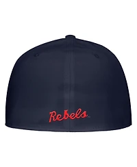 Nike Men's Navy Ole Miss Rebels On-Field Baseball Performance Fitted Hat