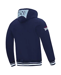 Pro Standard Men's Navy Howard Bison Crest Pullover Hoodie