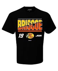 Joe Gibbs Racing Team Collection Men's Black Chase Briscoe Bass Pro Shops Name Number T-Shirt