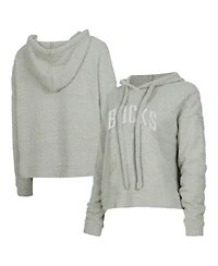 Concepts Sport Women's Gray Milwaukee Bucks Ventura Comfy Pullover Hoodie