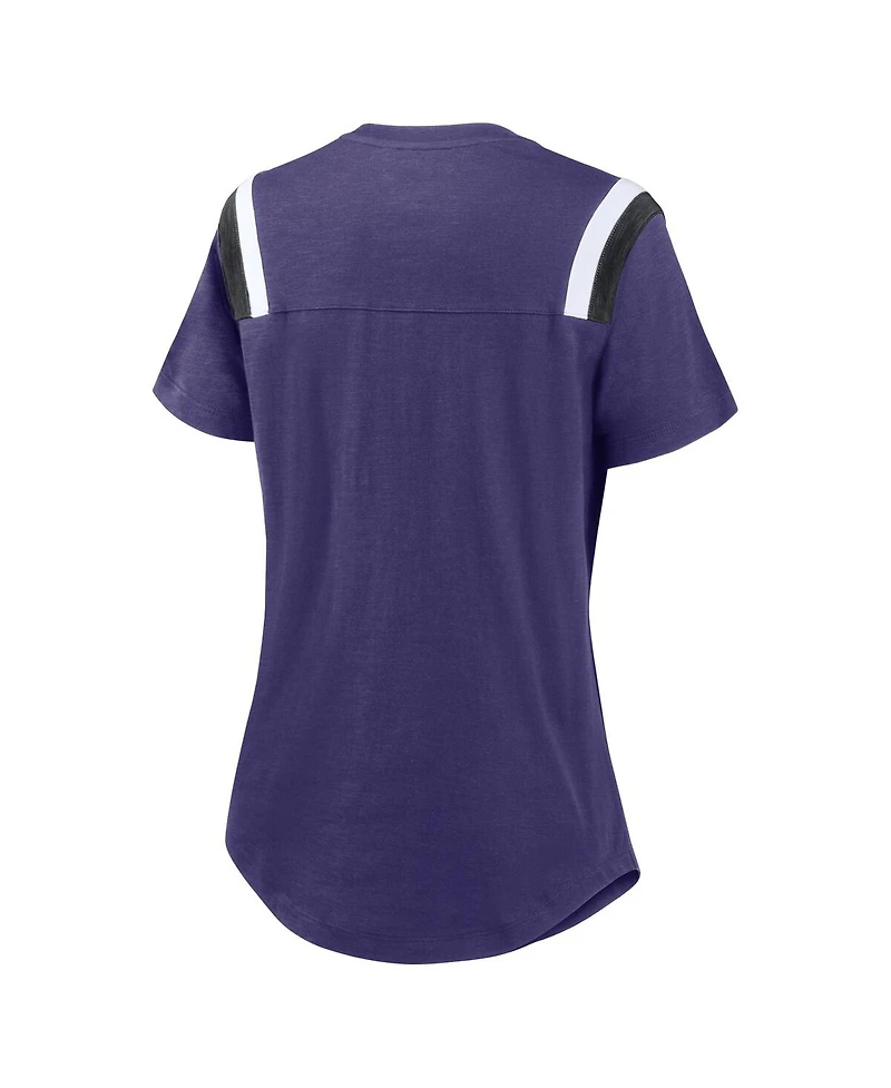 Nike Women's Purple Baltimore Ravens Historic Slub Fashion T-Shirt