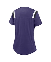 Nike Women's Purple Baltimore Ravens Historic Slub Fashion T-Shirt