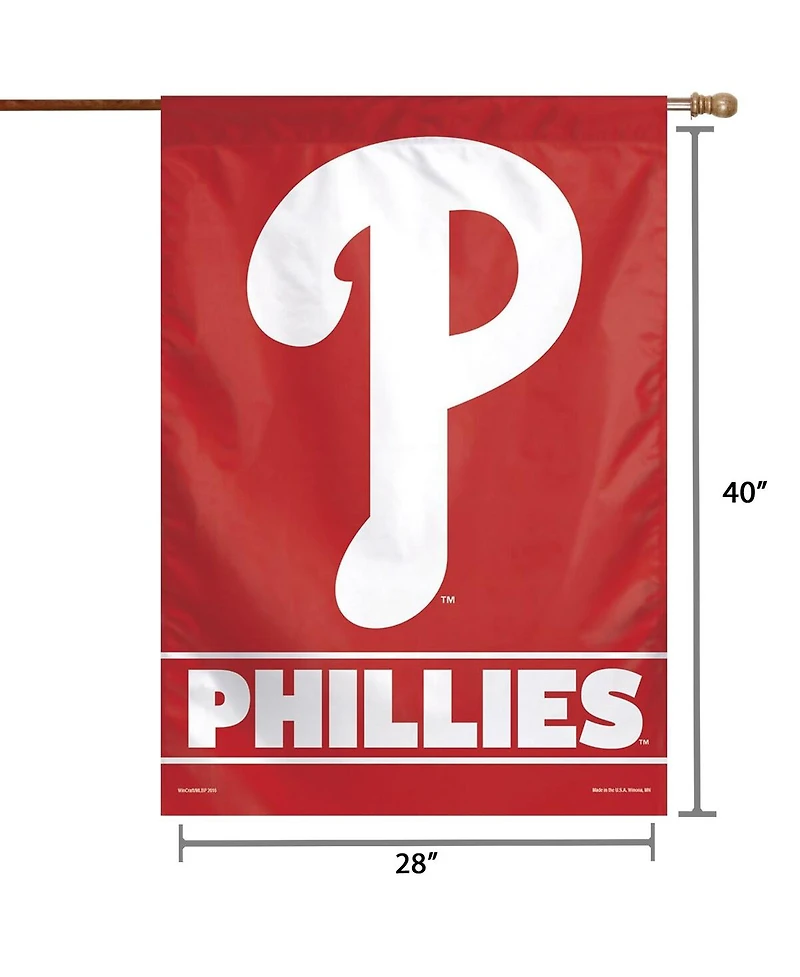 Wincraft Philadelphia Phillies 28" x 40" Primary Logo Single-Sided Vertical Banner