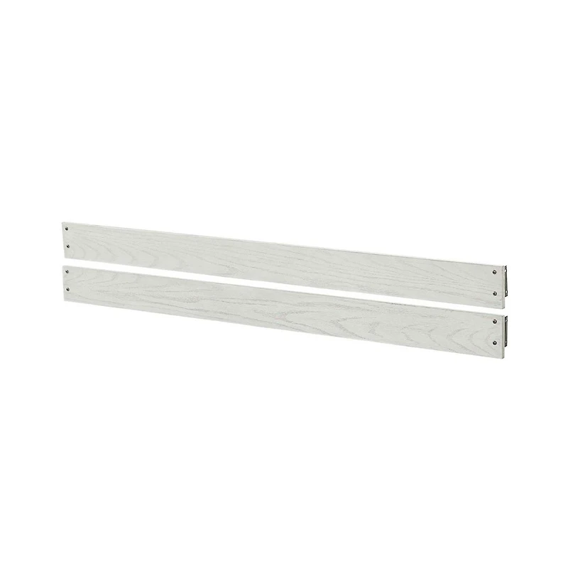 Westwood Design Foundry Traditional Wood Bed Rails in White Dove