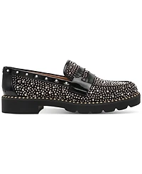 Betsey Johnson Lydiaa Rhinestone Tailored Loafer Flats