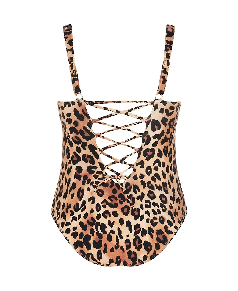 City Chic Plus Vigo Print 1 Piece