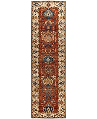 Adorn Hand Woven Rugs Serapi M1945 2'9''x9'8'' Runner Area Rug