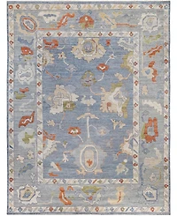 Adorn Hand Woven Rugs Colorful Oushak M1945 9'x11'9'' Area Rug