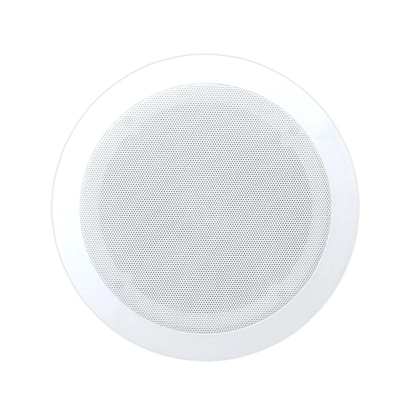 Pyle PDIC61RD 6.5" In-Wall/In-Ceiling 2-Way Stereo Speakers - Flush Mount, White, Pair