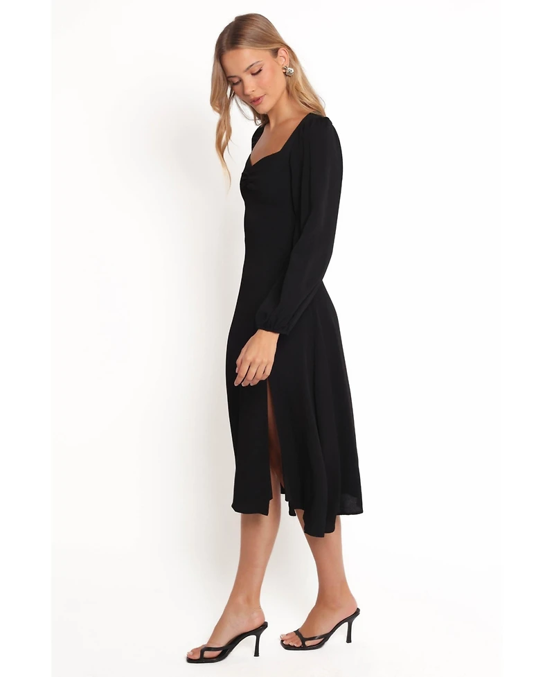 Petal and Pup Women's Franklin Long Sleeve Midi Dress