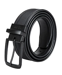 Kenneth Cole Reaction Men's 2-in-1 Fabric Inlay Reversible Stretch Belt