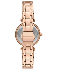 Michael Kors Women's Laney Three-Hand Rose Gold-Tone Stainless Steel Watch, 30mm