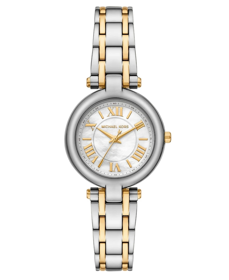 Michael Kors Women's Laney Three-Hand Two-Tone Stainless-Steel Watch, 30mm