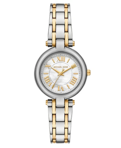Michael Kors Women's Laney Three-Hand Two-Tone Stainless-Steel Watch, 30mm