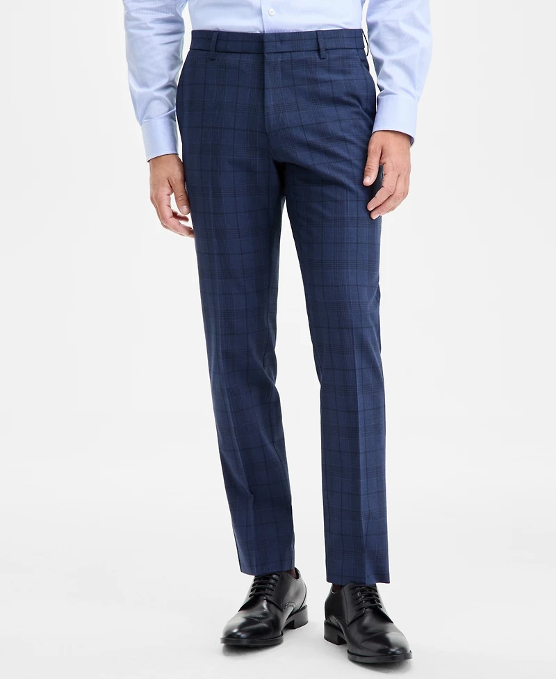Tommy Hilfiger Men's Modern-Fit Th Flex Stretch Performance Plaid Pants