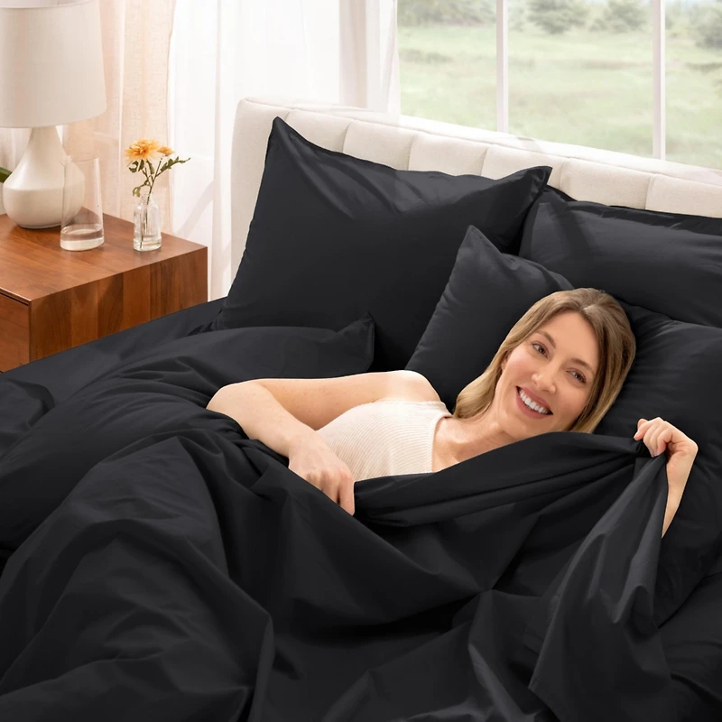 Bare Home Percale Sheet Set