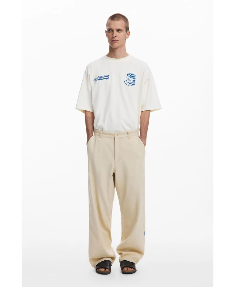 Desigual Men's Long palm tree pants
