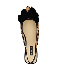 Nine West Women's Junnie Bow Slingback Dress Flats