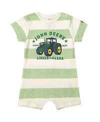 John Deere Baby Boys Romper