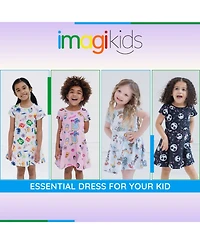 Inside Out Girls Nightmare Before Christmas French Terry Skater Dress