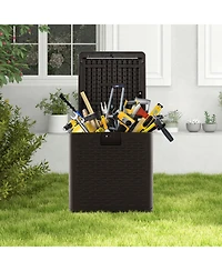 31 Gallon All Weather Storage Container with Lockable Lid