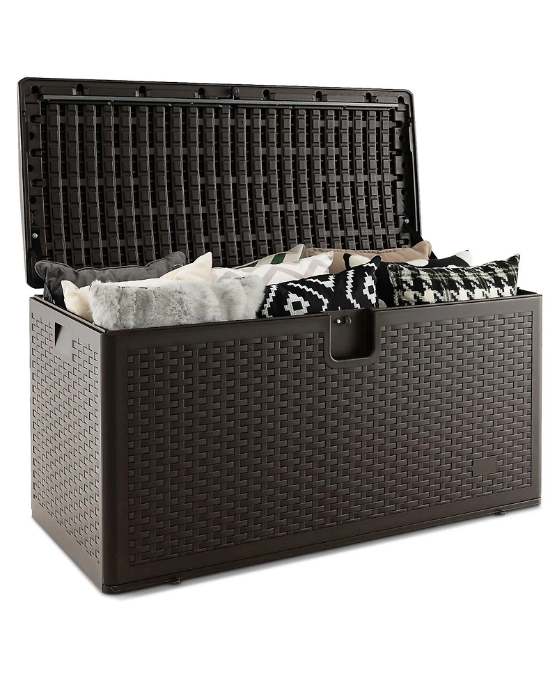 100 Gallon All Weather Storage Container with Lockable Lid