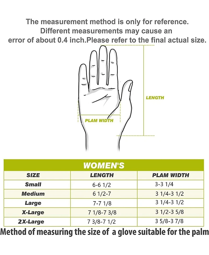 Wosofe Golf Gloves for Women Ladies Soft Leather Accessories Breathable for Non Slip Gloves 1 Pair