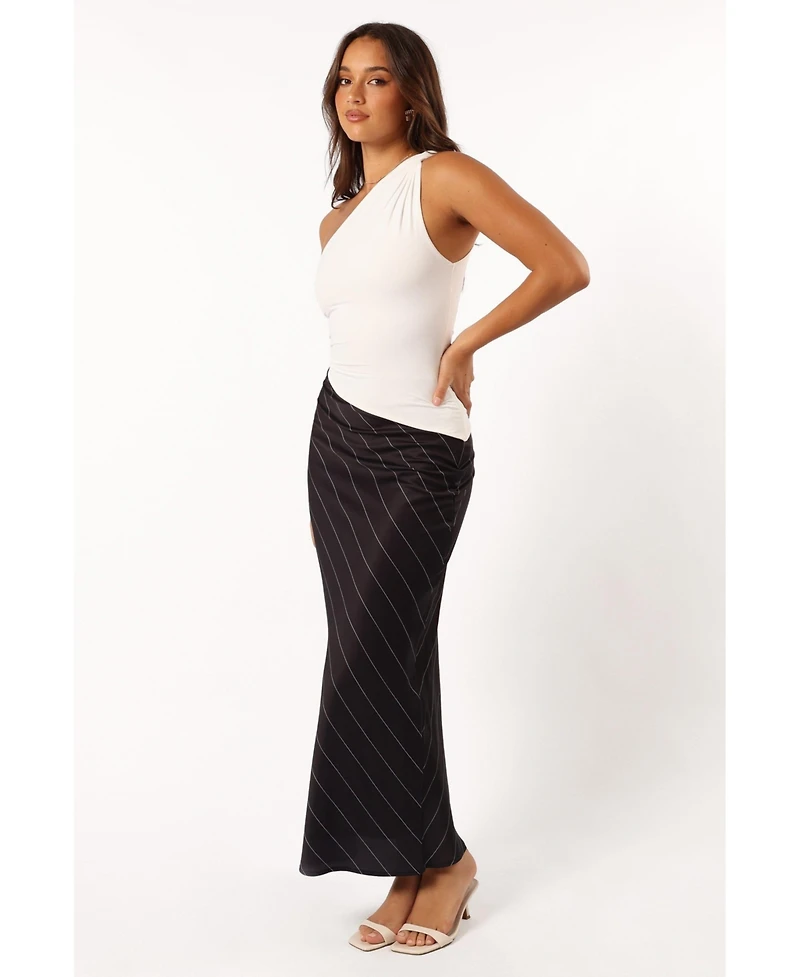 Petal and Pup Women's Heidi Stripe Slip Skirt