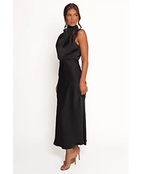 Petal and Pup Women's Anabelle Halter Neck Lace Maxi Dress