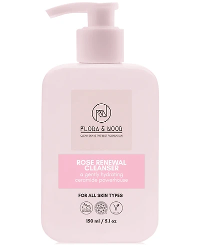 Flora & Noor Rose Renewal Tri-Peptide & Ceramide Cleanser