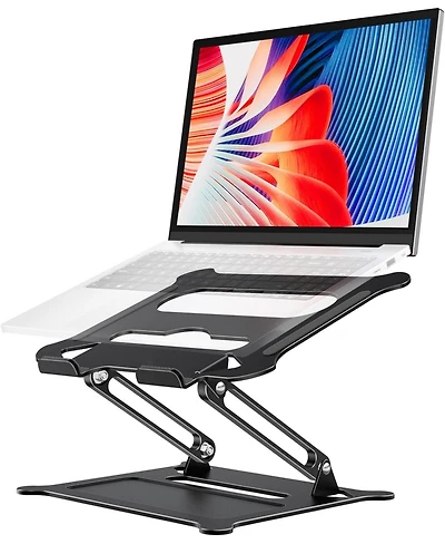Laptop Notebook Stand Holder Adjustable Portable Riser Compatible with MacBook Air Pro Hp Dell Xps Lenovo All Laptops 10-15.6"