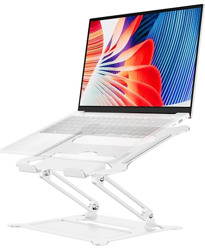 Laptop Notebook Stand Holder Adjustable Laptop Stand Portable Laptop Riser Compatible with MacBook Air Pro Hp Dell Xps Lenovo All Laptops 10-15.6"