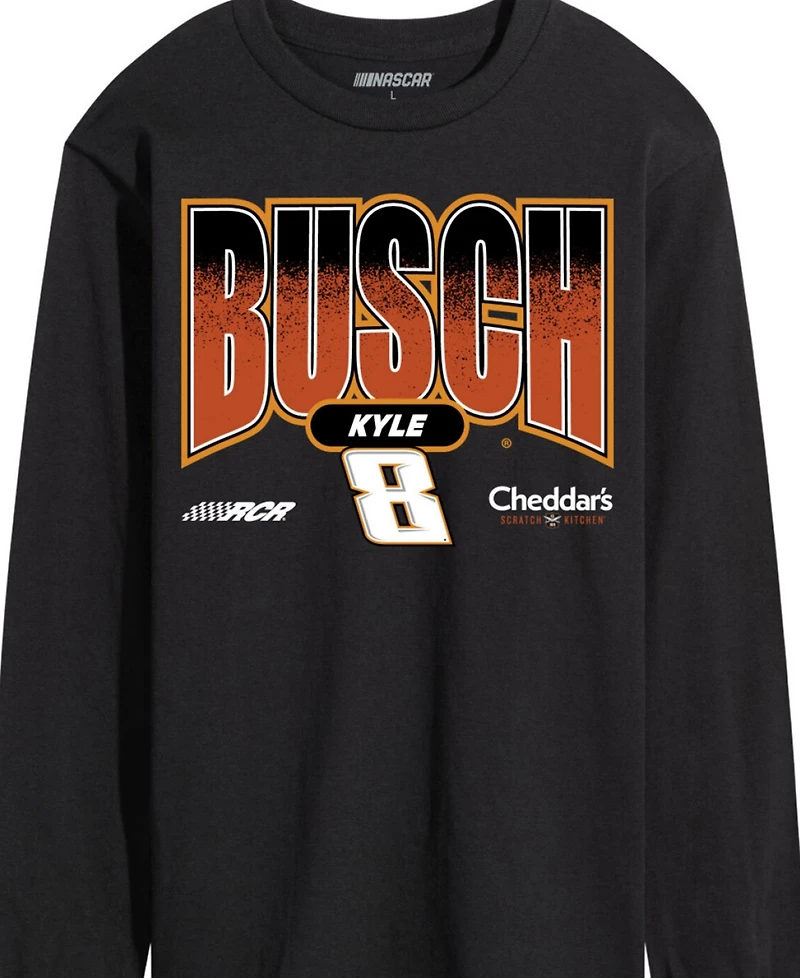 Airwaves Men's Nascar Kyle Busch 8 Long Sleeve T-Shirt