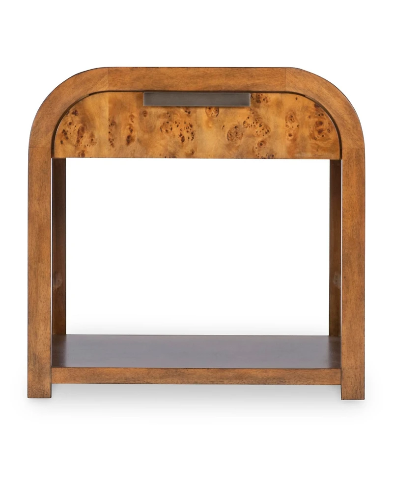 Prescott 25" Wood Mappa Burl End Table