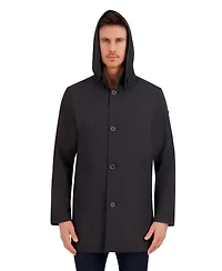 Vince Camuto Men's Rain Tek Transitional Coat With Removable Hood