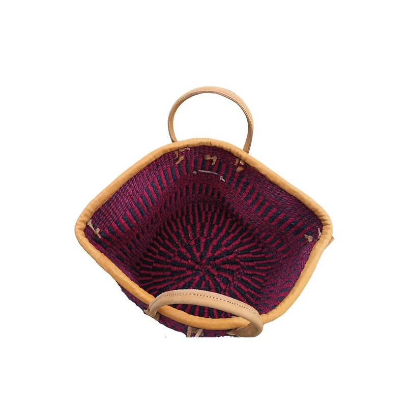 Resilient Handmade Sisal African Basket Tote Bag
