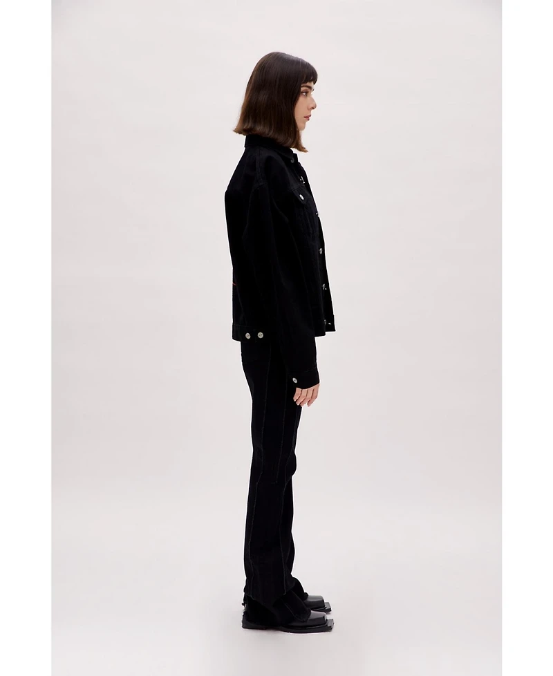 Pcfg Women's Logo Denim Jacket
