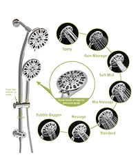 Multi Function Dual Shower Head