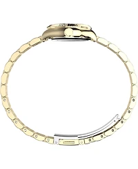 Timex Women's Quartz Analog Gold-Tone Stainless Steel Watch, 25mm