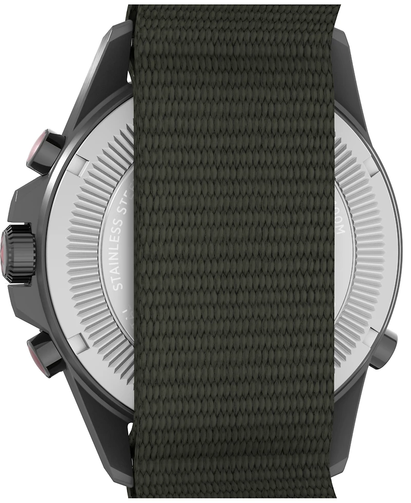 Timex Men's Quartz Analog Green Nylon Watch, 43mm