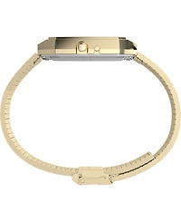 Timex Men's Quartz Analog Digital Gold-Tone Stainless Steel Watch, 33mm