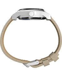 Timex Men's Mechanical Automatic Tan Nylon Watch, 40mm