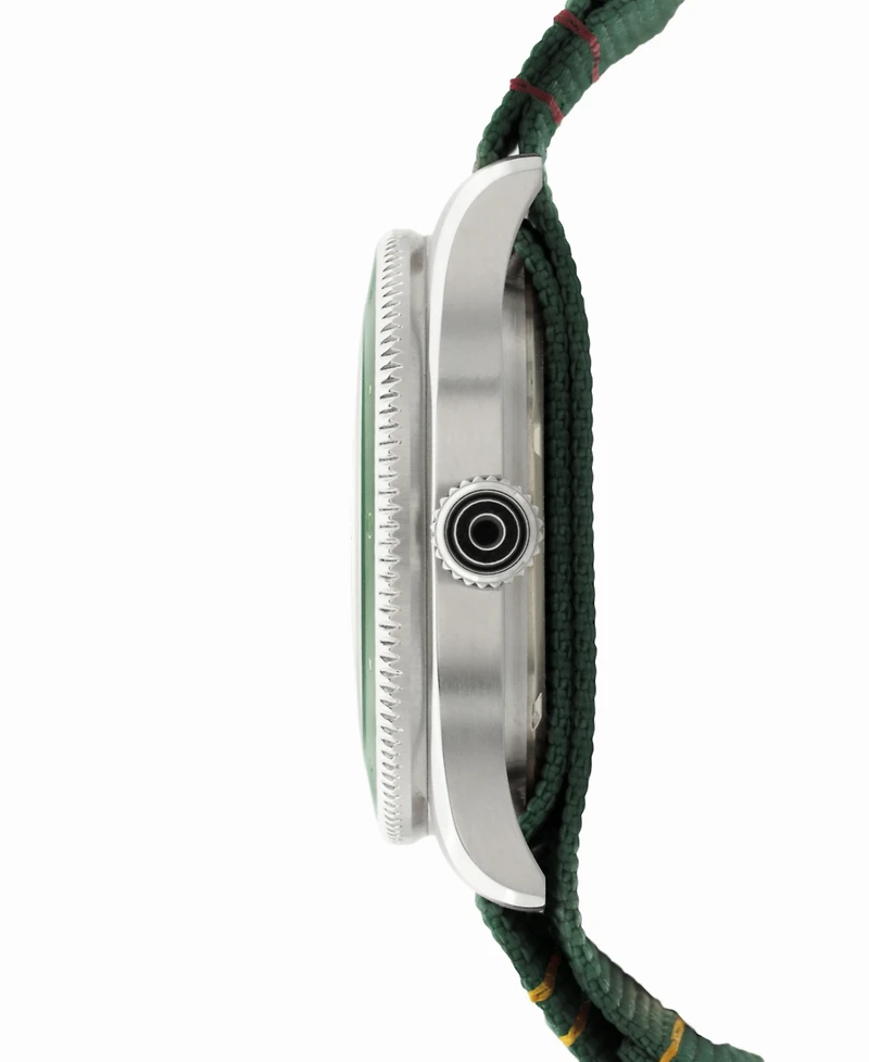 Avi-8 Men's Flyboy Airmaster Sector Meca-Quartz Green Nylon Strap Watch, 40mm