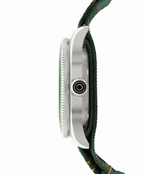 Avi-8 Men's Flyboy Airmaster Sector Meca-Quartz Green Nylon Strap Watch, 40mm