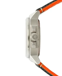 Avi-8 Men's Bell X-1 Machbuster Automatic Green Rubber and Leather Strap Watch, 41mm