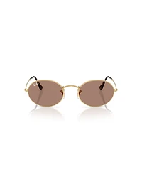 Ray-Ban Unisex Oval Metal Chromance Sunglasses, RB3547