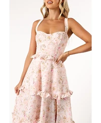 Petal and Pup Women's Lillee Tiered Maxi Dress