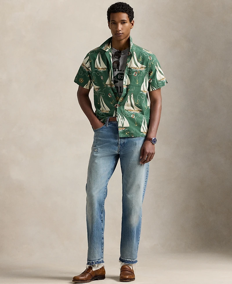 Polo Ralph Lauren Men's Classic-Fit Sailboat Oxford Camp Shirt