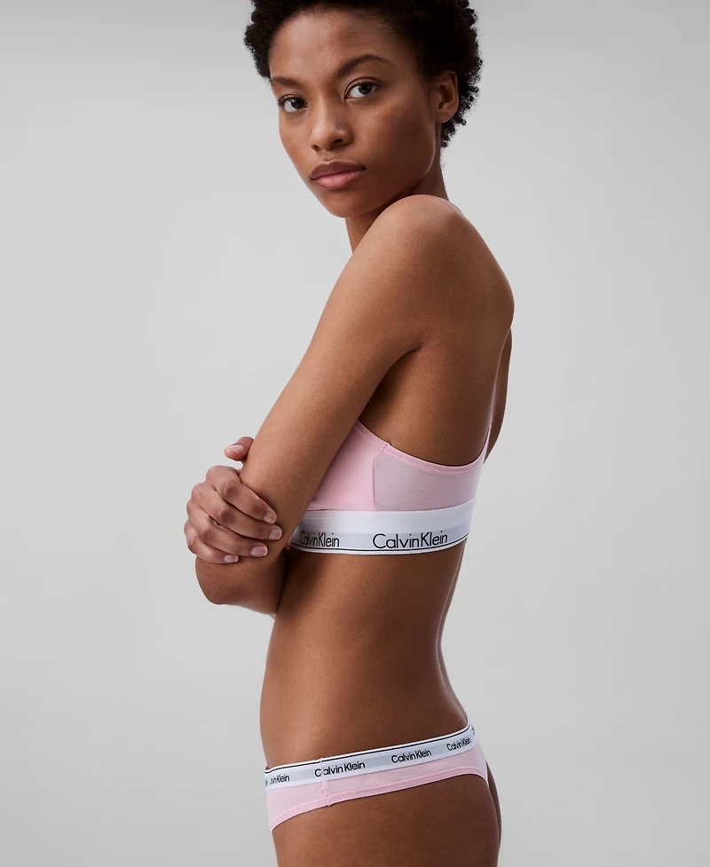 Calvin Klein Women's Modern Logo Thong Underwear QD5043