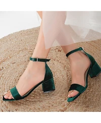 Iva Low Block Heel Sandals